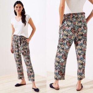 LOFT Pull On Tapered Cargo Pants in Garden Bouquet